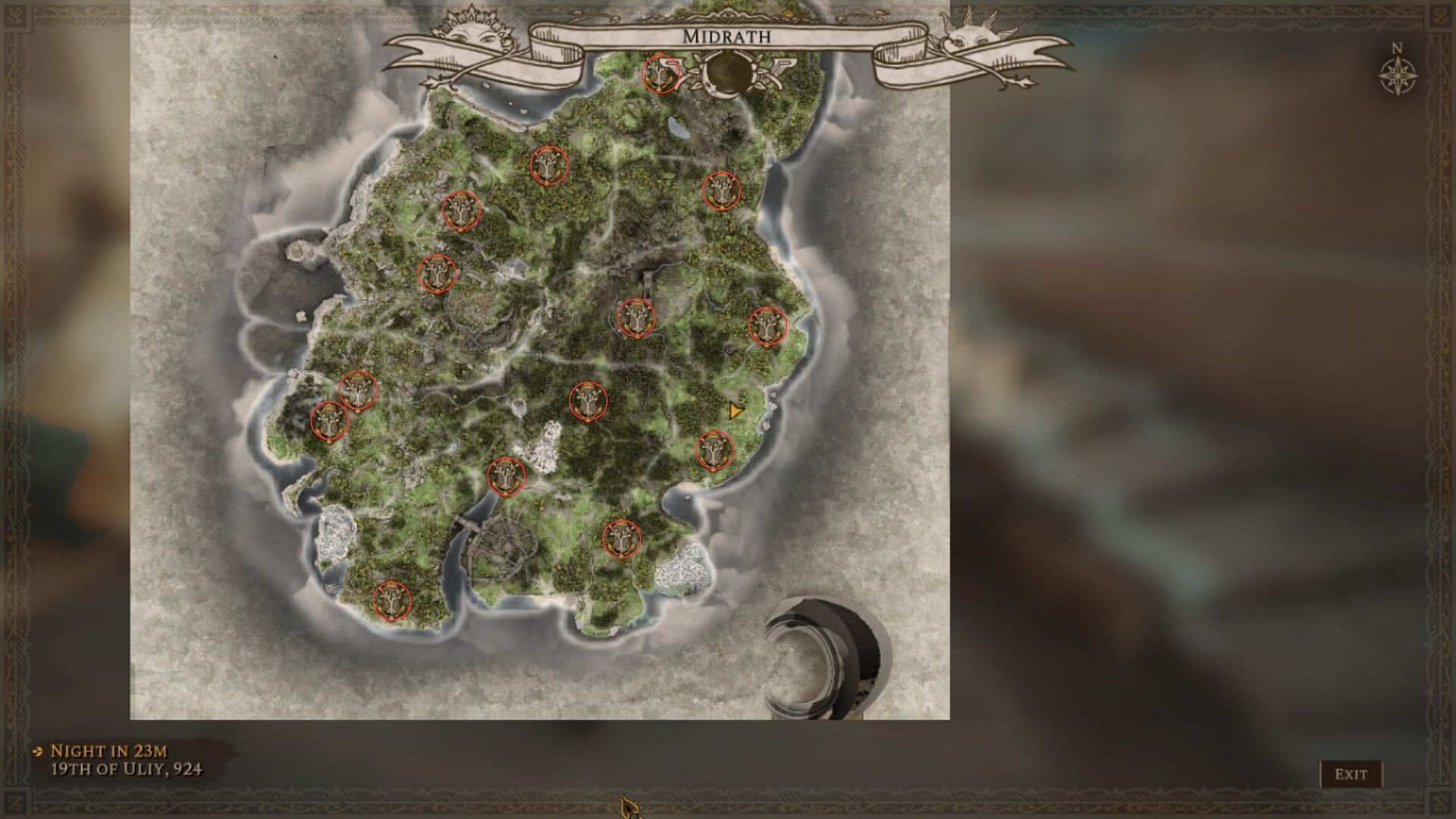All World Tree locations (Image via Digital Extremes)